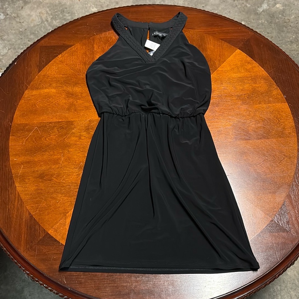 WHBM Sleeveless Braided Neck Dress XXS NWT